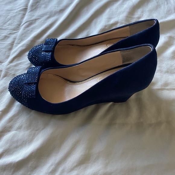 Jessica Simpson- No Place Like Home- Blue Heels - Picture 5 of 6